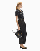 Lola Casademunt V-Neck T-Shirt in black side view