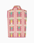Lollys Laundry Cairo quilted vest pink back view – Áines Boutique