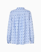 Lollys Laundry Lari shirt dark blue back view – Áines Boutique