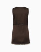 Lollys Laundry CainLL Top in dark brown back detail