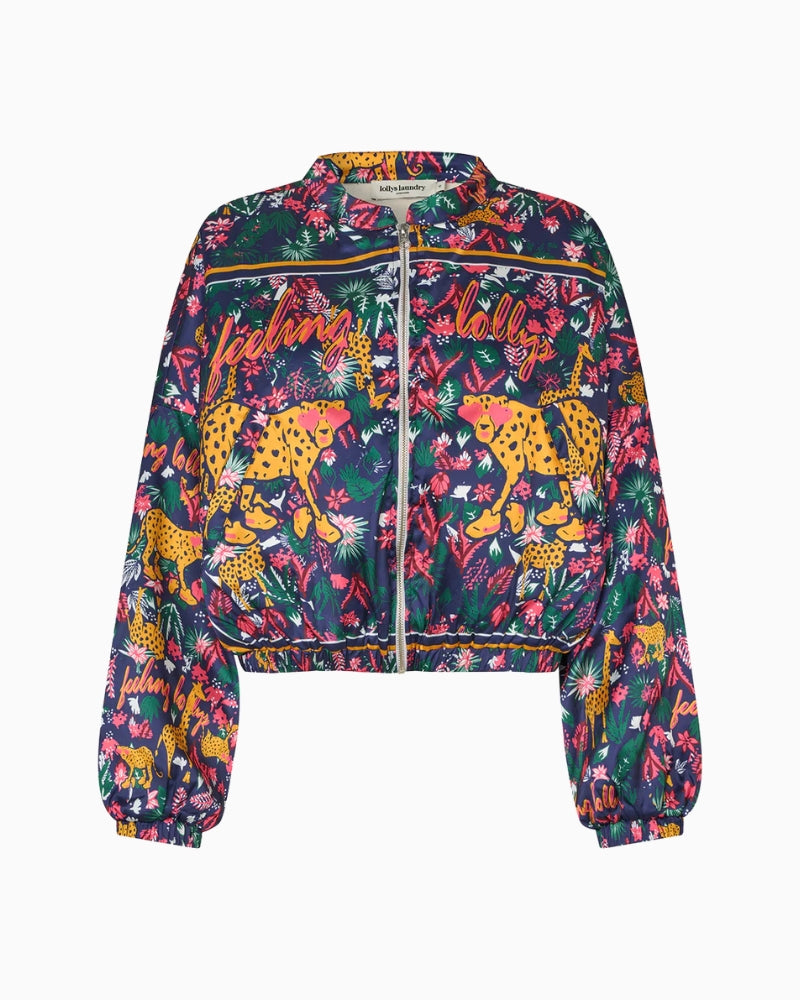 Lollys Laundry Lamall jacket 70 Multi flat front view – Áines Boutique