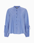 Lollys Laundry Lanna Shirt in Blue fabric view