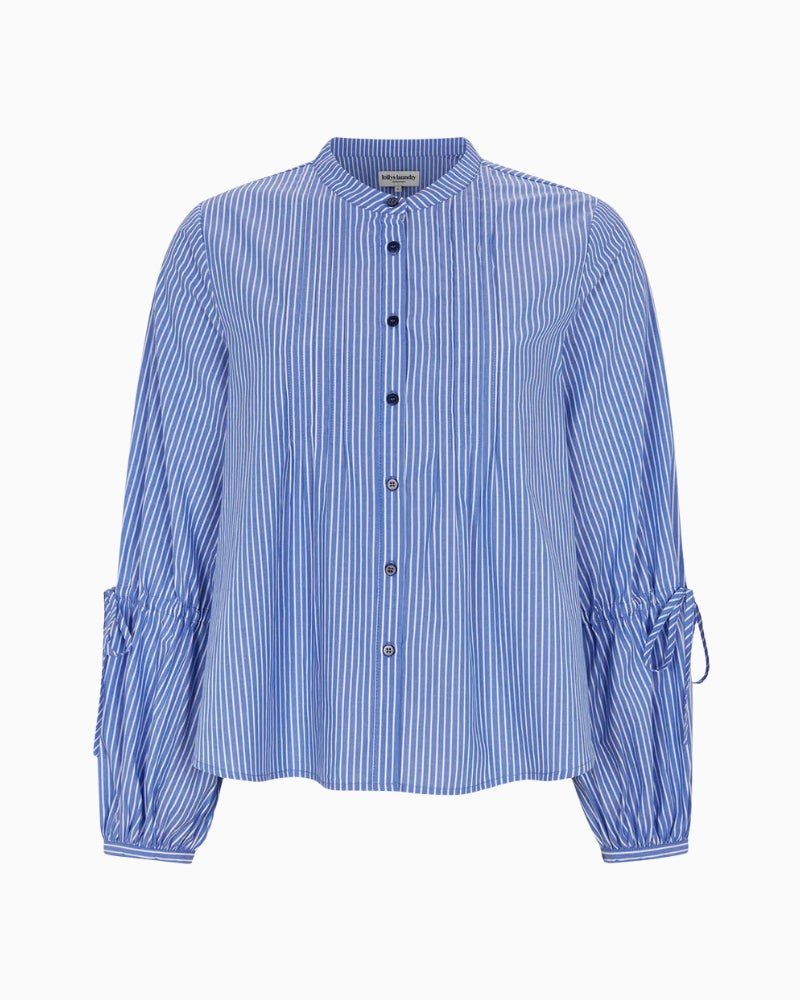 Lollys Laundry Lanna Shirt in Blue fabric view
