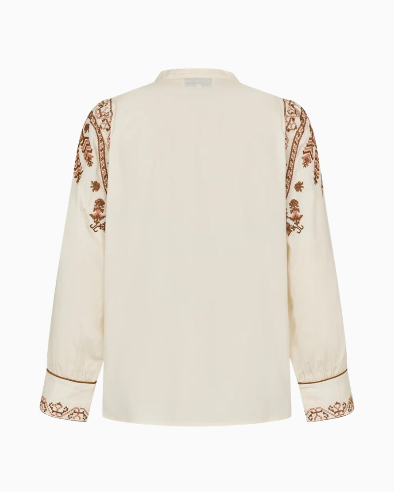 Lollys Laundry LuciaLL Shirt in Cream back view
