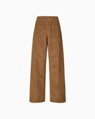 Lollys Laundry RingoLL Pants in Camel corduroy fabric detail