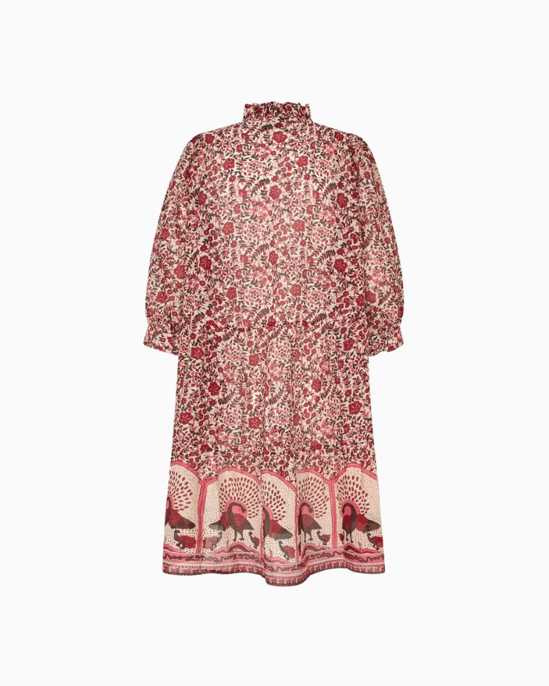 Lollys Laundry SabineLL short dress red flat lay back view