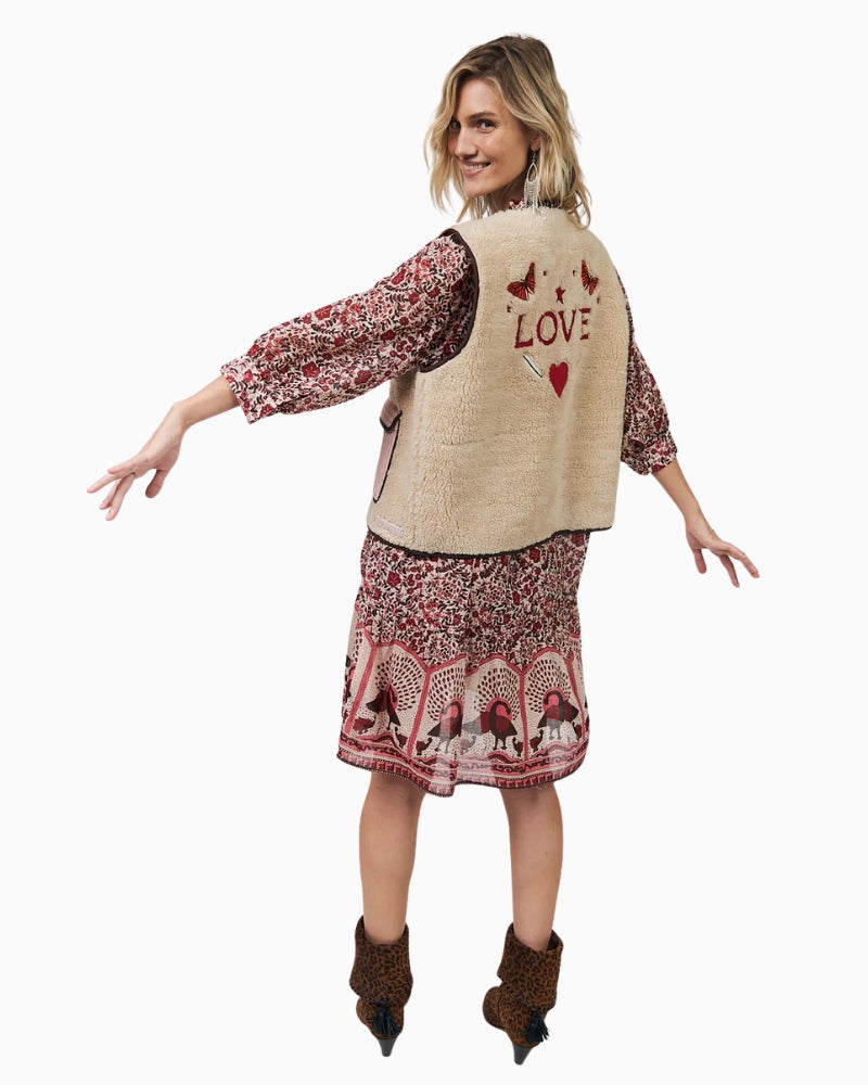 Lollys Laundry SabineLL short dress red side view