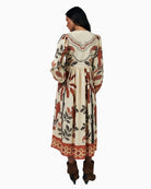 Lollys Laundry SaraiLL Maxi Dress creme back view