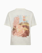MOS MOSH MMLandscape O-SS Tee ecru back landscape print