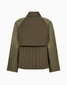 MOS MOSH MMZyla Neola Trenchcoat Olive Night back view