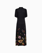 MOS MOSH Wandi Flowwi dress black back view