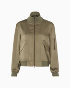Front view of Marc Aurel lightweight tailored jacket in soft polyester