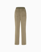 Back view showing clean seams and classic tailored shape