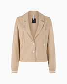 Marc Cain beige blazer front view – Áines Boutique