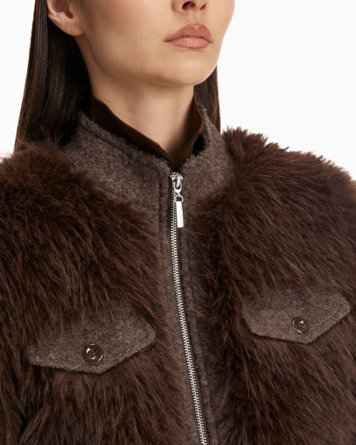 Marc Cain - Faux Fur Jacket 