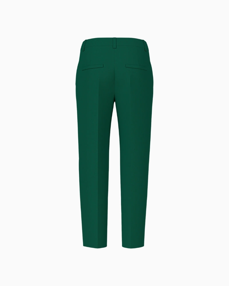 Back view of Marc Cain FORDON trousers with tailored fit