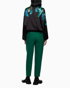 Back view of Marc Cain FORDON trousers with tailored fit