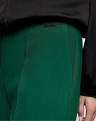 Close-up of waistband and zip-button fastening on FORDON trousers