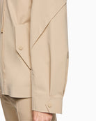 Marc Cain beige jacket sleeve and cuff detail – Áines Boutique