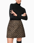 Front view of Marc Cain - Ribbed Turtleneck Top