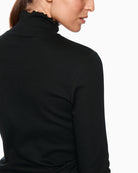 Close up of Marc Cain - Ribbed Turtleneck Top