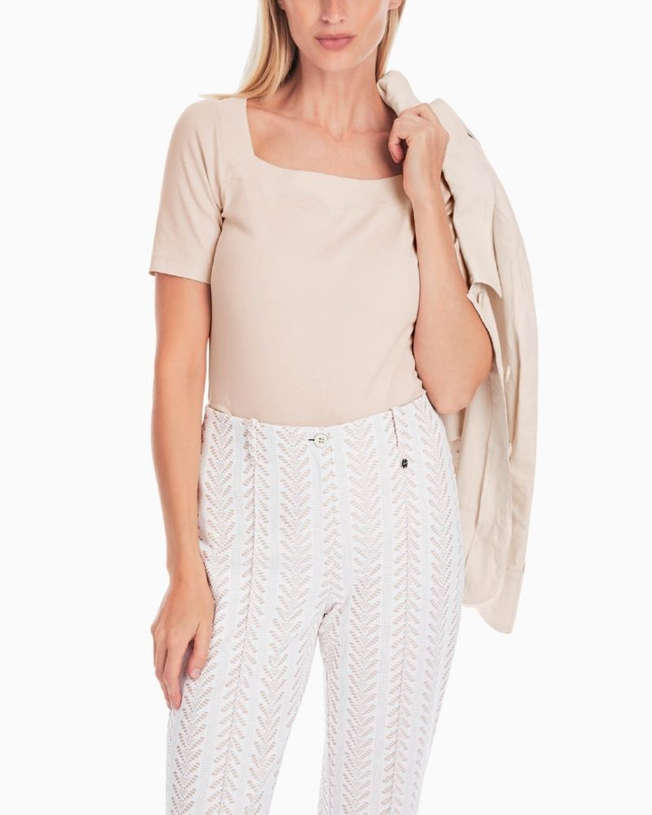 Marc Cain - Square Neck T-Shirt