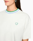 Marc Cain T-shirt neckline trim detail – Áines Boutique