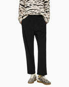Marc Cain WUXI trousers with cropped leg and side stripe detail