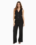 Styled outfit featuring Marc Aurel trousers with a blouse and blazer