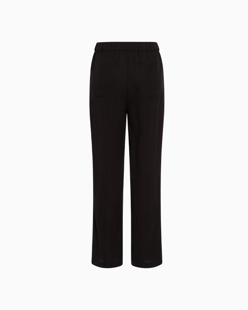 Back view showing relaxed fit and soft drape