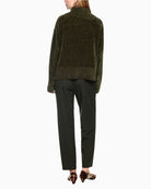 Marc Cain Chenille Yarn Turtleneck Jumper back view