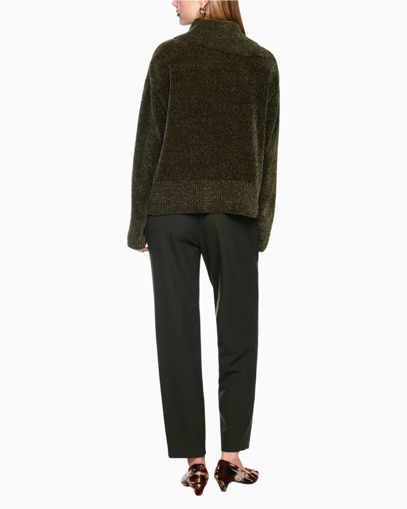 Marc Cain Chenille Yarn Turtleneck Jumper back view
