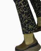 Detail of leopard print with floral accents