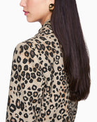 Side view of Marc Cain Leopard Blazer