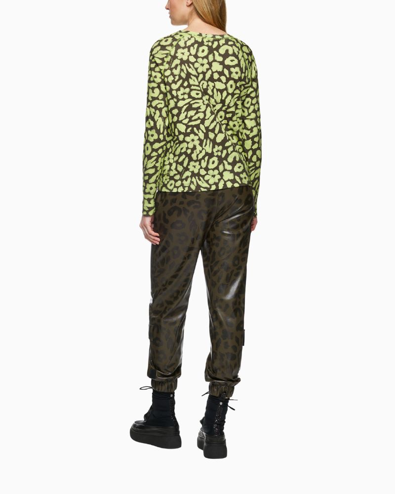 Side and back view of Marc Cain Leo Hike long-sleeved shirt