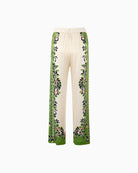 Marc Cain WARRI flowing trousers ecru flat lay back view