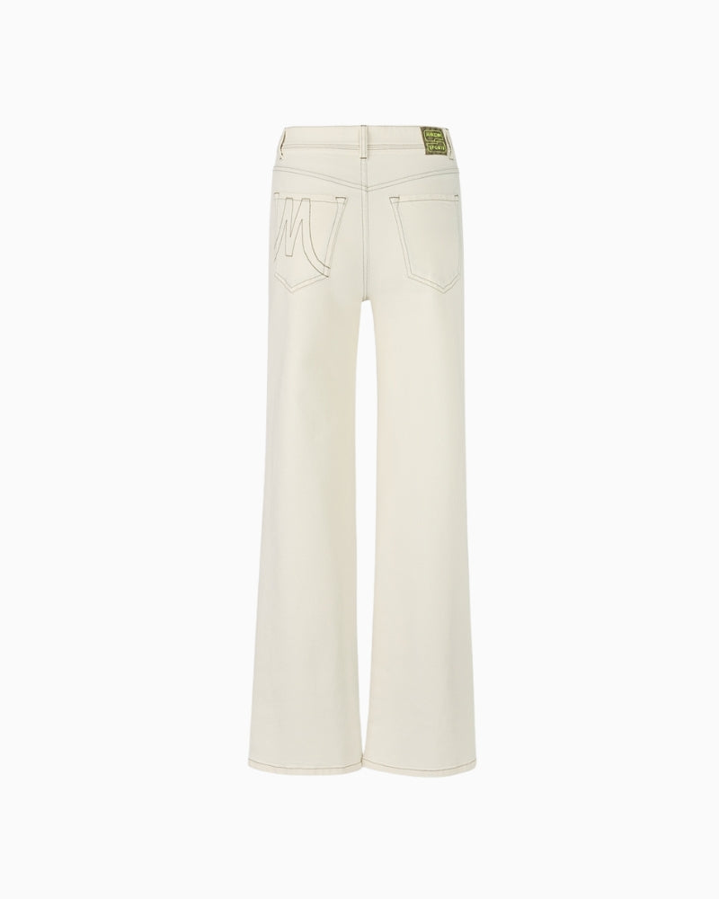Flat lay back view of Marc Cain WIGAN Puddle Pants