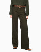 Marc Cain Warri Jeans in Khaki front view