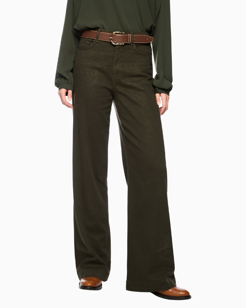 Marc Cain Warri Jeans in Khaki front view