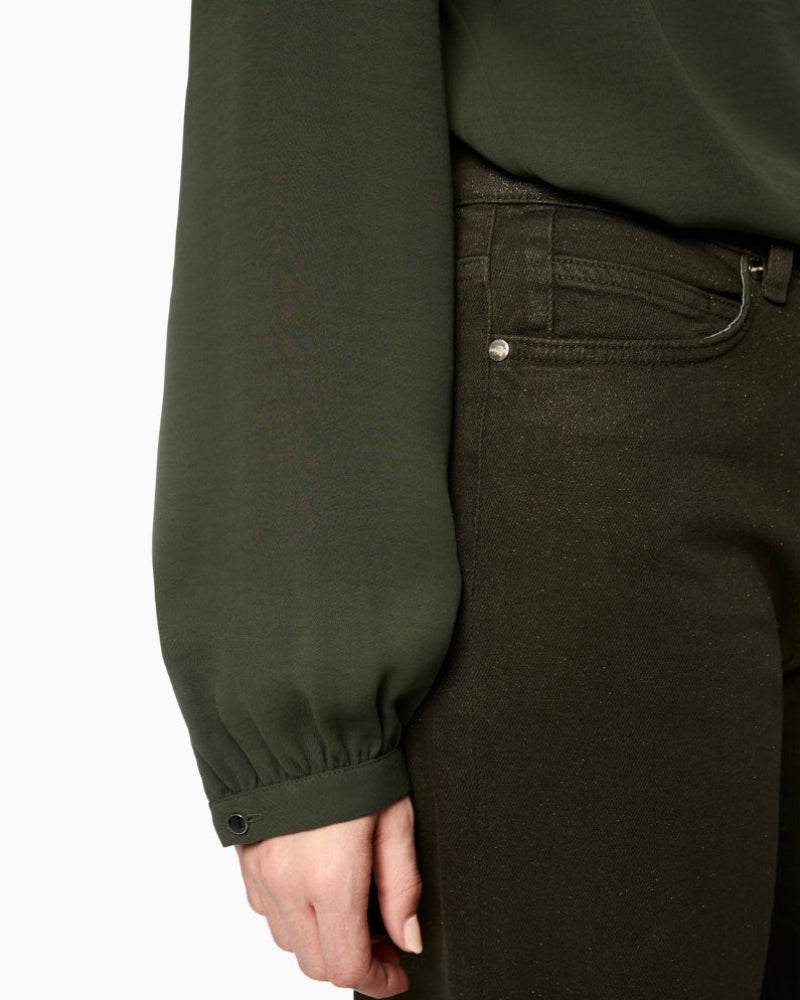 Marc Cain Warri Jeans in Khaki pocket detail