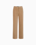 Marc Cain Wukari Fine Corduroy Trousers in Camel corduroy texture detail