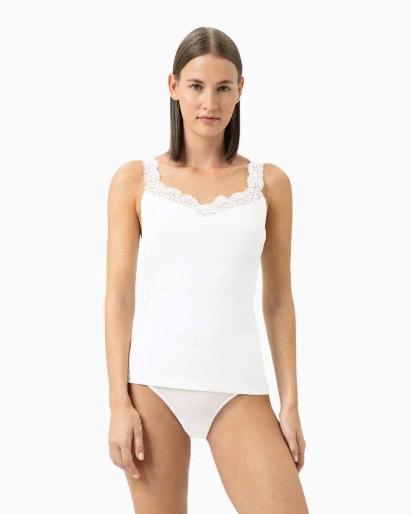 Mey Emotion Elegance Camisole in white front view