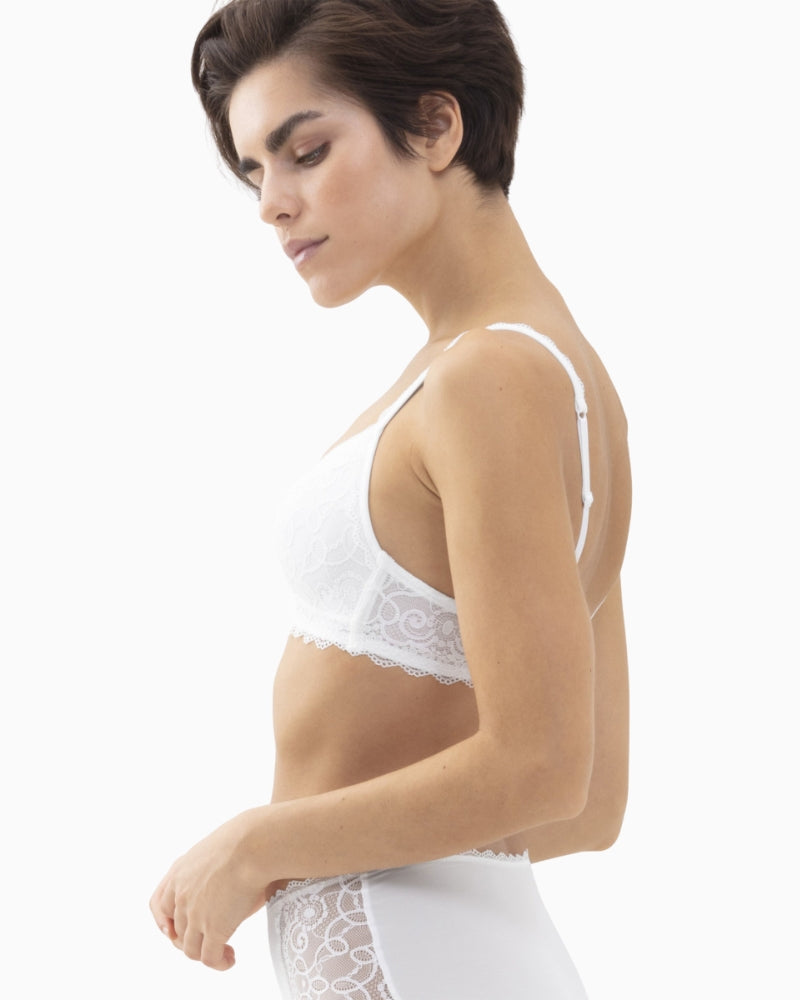 Mey Serie Amorous Soft Spacer Bra White side view – Áines Boutique