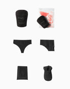 Mey Simply To Go Briefs in Black folded storage pocket detail