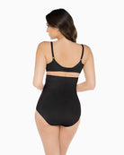 Miraclesuit Instant Tummy Tuck Hi-Waist Brief in Black back view