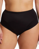 Miraclesuit Waistline Brief in Black front view