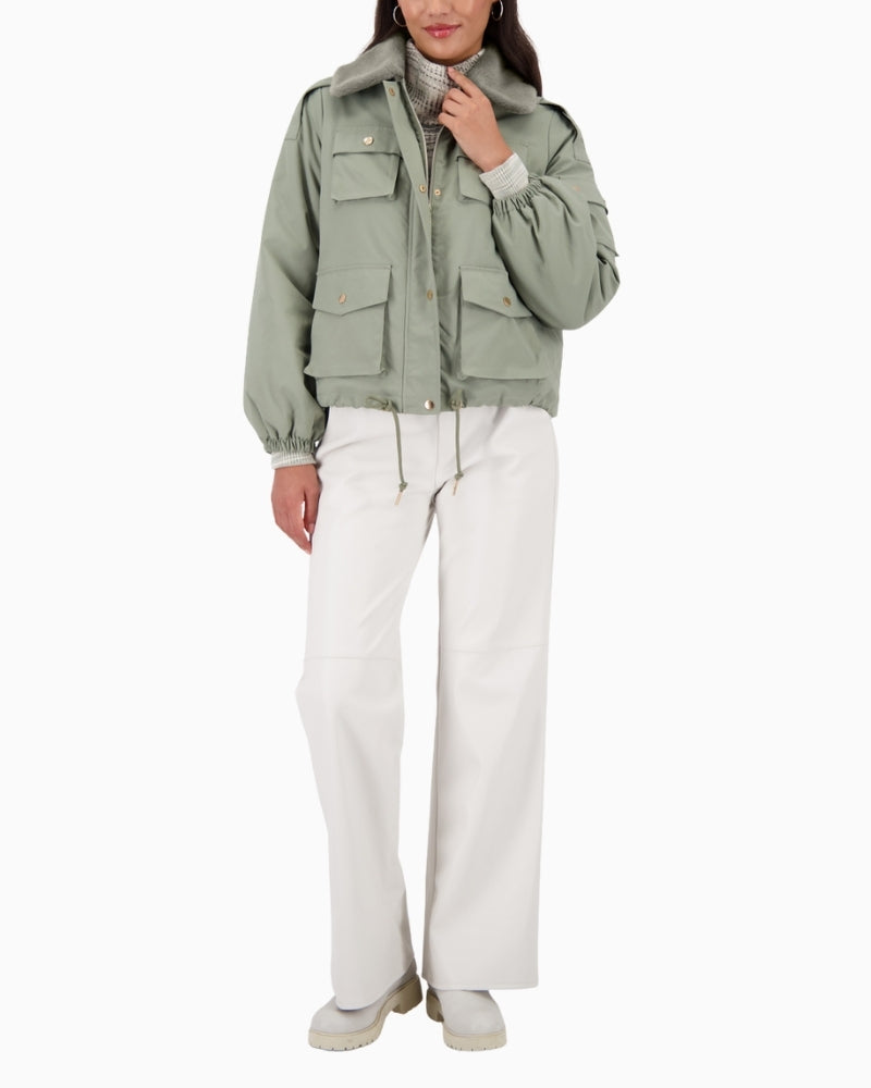 Long sleeve Monari jacket with elasticated cuffs and adjustable hem