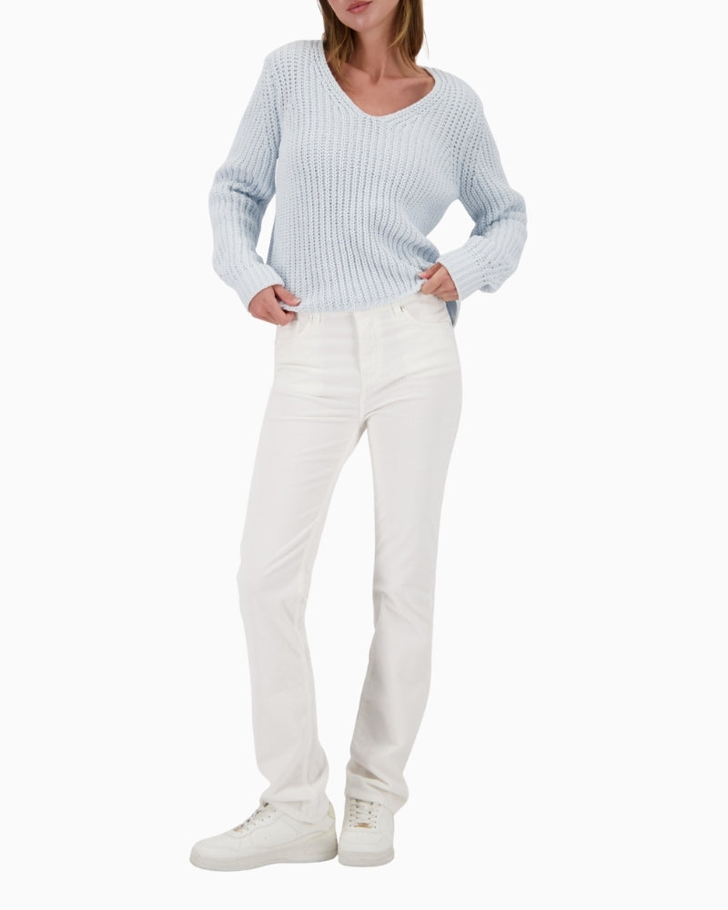 Long sleeve Monari knit in soft-touch polyester chenille