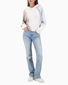 Monari casual hooded sweatshirt in viscose blend for everyday wear