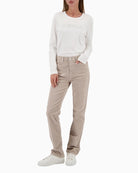 Soft cord trousers by Monari, ideal for smart-casual looks